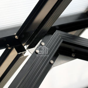 <span class=keywords><strong>Serre</strong></span> extérieure préfabriquée G-MORE, <span class=keywords><strong>jardin</strong></span> d'hiver, aluminium, polycarbonate, <span class=keywords><strong>serre</strong></span> à toit en pente, véranda, 10x5 mètres - Product Image 4