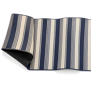 <strong>UK</strong> Style XXL Bed Runner Traditional Ticking Stripe Recycled RPET Anti Slip Custom Logo - Product Image 4