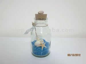 ทะเลเชลล์ทรายขนาดเล็กตกแต่งแก้วขวดข้อความ DIY - Product Image 3
