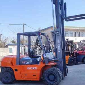 Montacargas Diésel Chino de Alta Eficiencia 7T, Usado, de Alta Capacidad de Carga, para Ingeniería y Construcción, Hidráulico - Product Image 2