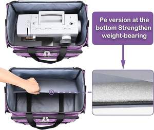 Échantillon gratuit Sac de transport multifonctionnel pour machine à coudre avec bandoulière, étui de voyage pour machine à coudre et accessoires - Product Image 3