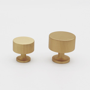 Modern Round <b>Copper</b> Drawer <b>Knobs</b> 28mm 35mm Durable Furniture Hardware - Product Image 1