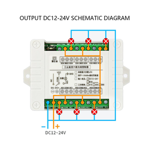 433 MHz DC 12V 24V 6 kênh <span class=keywords><strong>RF</strong></span> không dây điều khiển từ xa chuyển đổi hệ thống Receiver <span class=keywords><strong>Transmitter</strong></span> 10A relay điều khiển - Product Image 3