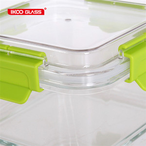 Tailles personnalisées ensemble de récipient de stockage de nourriture <span class=keywords><strong>hermétique</strong></span> <span class=keywords><strong>verre</strong></span> tiffin boîte à lunch - Product Image 3