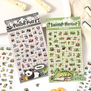 Adesivi Creativi a Tema Animali per Diari, Adesivi Cartoon per Bambini, Materiali Fai-da-Te - Product Image 3