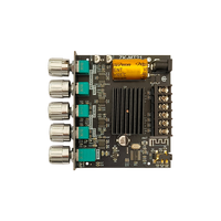 Module amplificateur audio numérique 2.1 canaux WUZHI AUDIO ZK-MT21 avec contrôle de la fréquence des aigus, des basses et du super caisson de basses, musique domestique, application