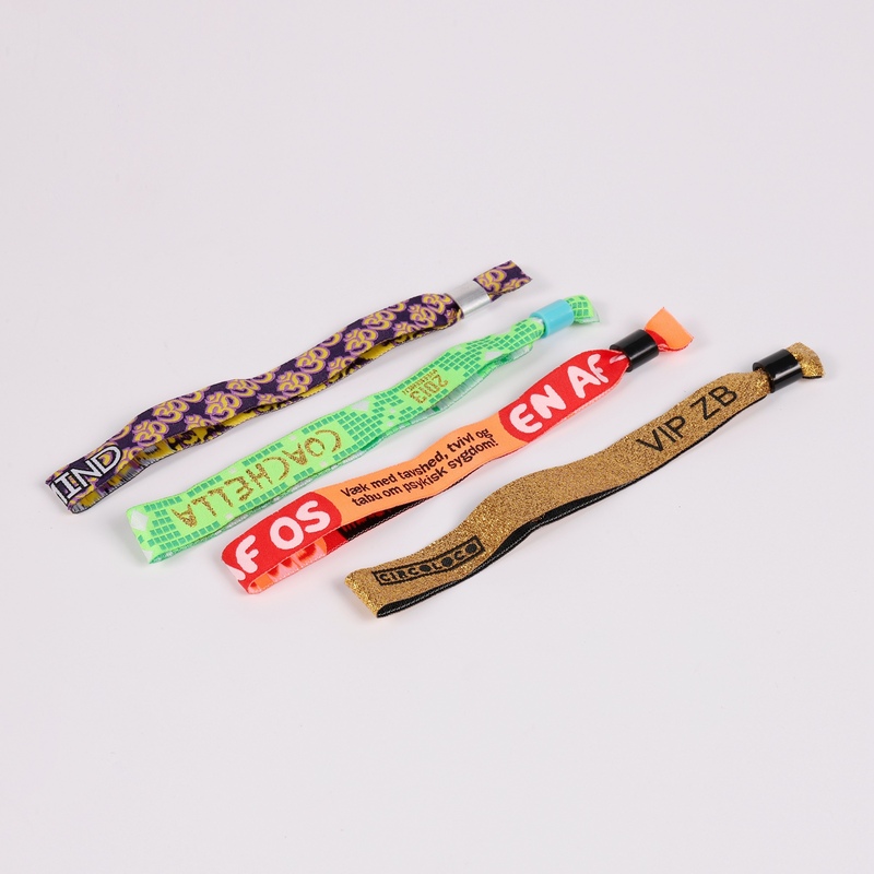 Customized High Quality Polyester Concert Wristbands