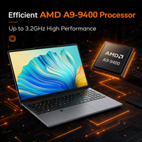 Yepyeni 15.6 İnç FHD IPS Laptop, Intel AMD A9-9400 2C2T İşlemci, 8GB RAM, 256GB SSD, İş ve Eğitim İçin Windows 11 Dizüstü Bilgisayar