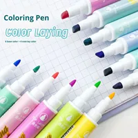 Le Yi en stock – Lot de 16 à 80 marqueurs double pointe non effaçables pour papier, aquarelle, gribouillage et bandes dessinées – Fournitures artistiques pour enfants