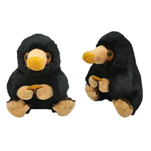 20Cm Fantastic Beasts dan Di Mana untuk Menemukan Mereka Niffler Boneka Mainan Mewah Bebek Hitam Lembut Boneka Binatang untuk Anak-anak Anime Mewah