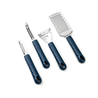 Nouveauté, ensemble de 11 gadgets de cuisine antidérapants et durables, coupe-pizza et râpe à fromage, ustensile en métal