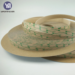 Bán buôn 1 inch chết cắt không thấm nước không đóng lại được fastener đen <span class=keywords><strong>3</strong></span> M móc kép và vòng lặp sheets/dot/ma thuật băng - Product Image 5