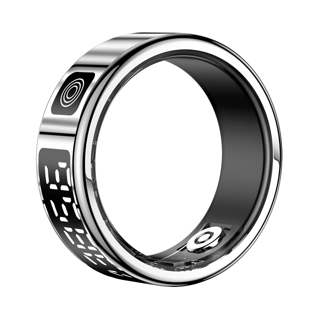 SR08 Precise Waterproof Support Handheld Control 24H Detection Health Monitoring Smart Ring IP68 Smart Ring with Display