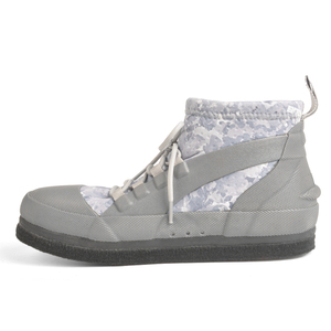 <span class=keywords><strong>Scarpe</strong></span> da Pesca Antiscivolo Impermeabili in Neoprene per Roccia e Barriera Corallina, con Suola in Feltro e Chiodi in Acciaio, Camouflage Grigio - Product Image 4