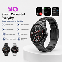 Reloj Inteligente con Resolución de 466*466, Monitor de Frecuencia Cardíaca, Presión Arterial, Oxígeno en Sangre, Monitor de Sueño, Reloj Inteligente de Fitness con Batería de 350 mAh