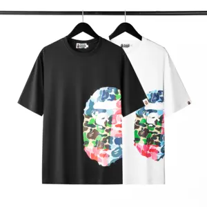 T-shirt surdimensionné unisexe 100% fournisseur en Chine homme élégant 2024 Style léger sur la taille lourd 280 Gsm coton T-Shirt