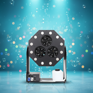 Machine à bulles commerciale haute performance 120W RGBW LED à triple ventilateur, sortie 16M DMX512, robuste - Product Image 1