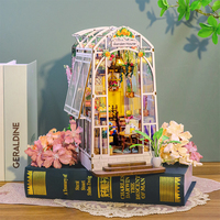 Rumah Kebun Hongda M2313 Terlaris, Kit Rumah Kebun DIY, Kit Rumah Kebun Buku, Kit Puzzle Rumah Buku Kayu