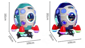 Cápsula Espacial, Juego Mecánico Infantil MP5, Columpio Infantil, Juegos Mecánicos Infantiles que Funcionan con Monedas para la Venta - Product Image 2