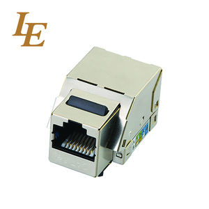 Acoplador Keystone Jack RJ45-RJ45 sin herramientas UTP de 8 pines LE CAT5E con corriente nominal de 16A - Product Image 2