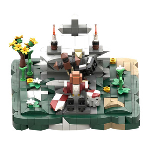 MOC-153098 hiệp sĩ nhận được phước lành tại bàn thờ Đá xây dựng khối gạch trẻ em Đồ chơi trẻ em 654 cái/bộ - Product Image 2