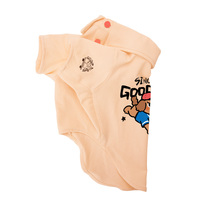 T-shirt Polo pour Chien Personnalisé en Usine, 3 Boutons, Coton Respirant, Manches Courtes, Vêtements pour Animaux de Compagnie, Impression Graphique Stylée