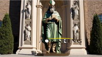 Vente en gros de statues religieuses catholiques de taille réelle décoratives statues de saints en bronze à vendre