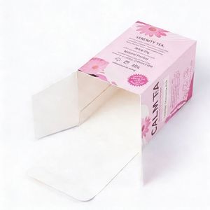 Caja de Embalaje de Té y Café Rígida, Ecológica, Hecha con Materiales Reciclados, con Cierre Automático y Laminado Mate - Product Image 5
