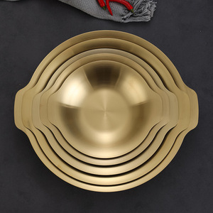 Stainless Steel Double Eared Dry Pot For Crayfish Sichuan Hunan Cuisine Barbecue Sauerkraut Fish Soup 30cm Durable Hand Wash - Product Image 5