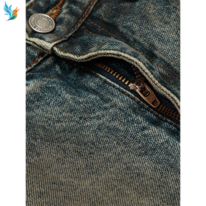Vaqueros Anchos Personalizados para Hombre, Diseño Retro con Salpicaduras de Tinta, Perforados, de Mezclilla de Algodón, Estilo Hip-Hop Urbano, para Primavera/Otoño - Product Image 4