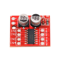 Module de commande de moteur CC double canal - Contrôle de vitesse PWM bidirectionnel et entraînement de moteur pas à pas à pont en H (mise à niveau Mini L298N)