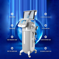 Máquina 7 en 1 para el Cuidado del Cuero Cabelludo, Detector de Folículos Pilosos, Dispositivo de Análisis del Cuero Cabelludo HD 200X, Equipo de Tratamiento Capilar con Inyección de Oxígeno