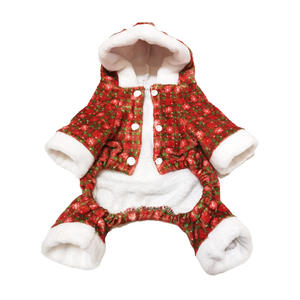 제조사 직영 고급 면 반려동물 의류 크리스마스 펫 의류 통기성 니트 강아지 고양이 편안한 테리어 후드티 - Product Image 5