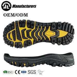 BSCI Factory Manufacturers Rubber Phylon Shoe Outsole Hiking Boots Sole Outdoor Rubber Outsole