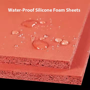 Rollo de Espuma de Goma de Silicona Roja y Gris Resistente al Calor de Alta Temperatura, Aislamiento Térmico, Impermeable, para Dispositivos Médicos de Hierro - Product Image 2