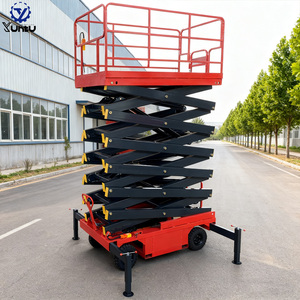 Elevador de tijera eléctrico para exteriores, capacidad de carga de 500-2000kg, polipasto de construcción, plataforma de trabajo aéreo de alto ROI - Product Image 5