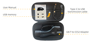 Adaptateur de charge rapide DC 1000V 300A GBT CCS2 pour véhicules électriques, marque OEM, pour la rétrofit/mise à niveau des voitures européennes (EQ, BYD, ID, Audi, Smart)