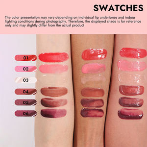 Di alta qualità giovane visione lucidalabbra con linee labbra sbiadite e luccicante 6 colori testa di cristallo tubo lucidalabbra - Product Image 3