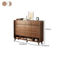 Meuble à chaussures en bois massif intégrant un rangement pour entrée, un couloir extérieur et une structure de support pour étagère à chaussures d'ascenseur