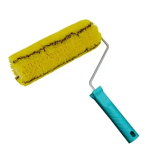 Easy paint roller,big paint roller,paint roller brush of acrylic yellow with black stripe S39511