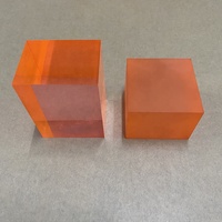 Cubes acryliques colorés - Décoration moderne de luxe pré-assemblée