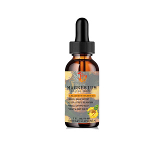 Gouttes liquides de magnésium OEM ODM avec supplément de calcium, zinc et vitamine D3 pour favoriser la relaxation du corps et de l'humeur - Product Image 1