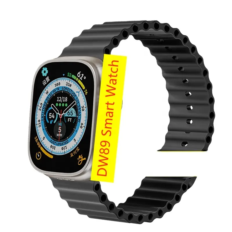 5G Smart Watch 2024 DW89 Ultra 2inch APP Download Video Call GPS Card WIFI Google Maps Android 9.0 1+8G 4G DW89 Smartwatch
