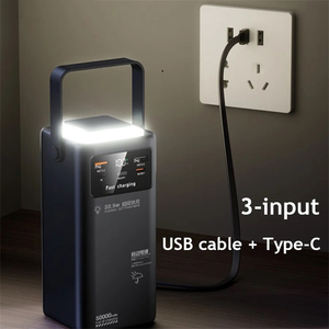 Batterie externe personnalisée avec logo, haute capacité 50000 mAh 30000 mAh, chargeur portable, meilleure batterie externe mobile avec puissance de sortie 20 W - Product Image 4