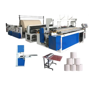 Machine manuelle haute performance pour la fabrication de papier toilette avec fonctions d'embossage, de découpe et de rembobinage, capacité de 200 m/min, 380 V, marque Honglun - Product Image 3