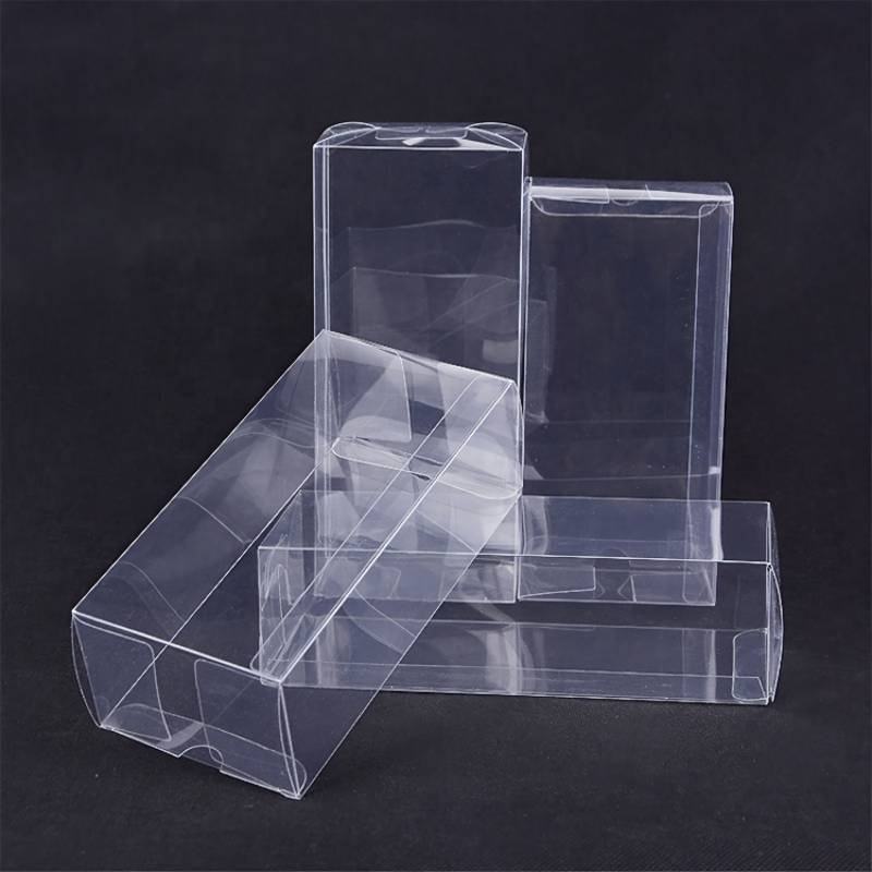 Transparente kunden spezifische Verpackung Klare transparente Box Kunststoff Biologisch abbaubare gefrostete PVC-Verpackungs box