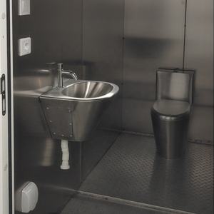 Meilleure vente Conteneur de 40 pieds Conteneur de toilette Toilette pour usage extérieur Conteneur de 20 pieds Toilette mobile - Product Image 5