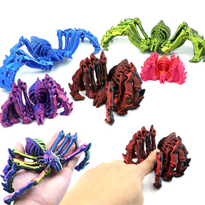 Juguete de Araña Articulada Impresa en 3D, Figura de Araña Móvil, Juguete Antiestrés de Halloween, Coleccionable - Product Image 5