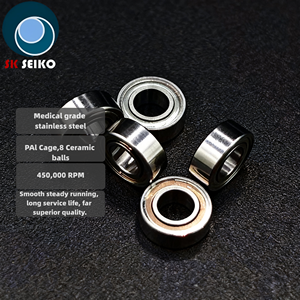 Roulement à billes miniature en céramique SR144WZZ P4 à double blindage, compatible avec les pièces à main dentaires <span class=keywords><strong>Sirona</strong></span> T2 T3 haute vitesse – Pièce de rechange - Product Image 5