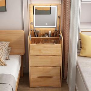 Armoire commode avec miroir pliable Tête <span class=keywords><strong>de</strong></span> <span class=keywords><strong>lit</strong></span> pour chambre petite mini table <span class=keywords><strong>de</strong></span> maquillage - Product Image 3